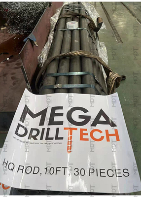 AQ BQ NQ HQ PQ Drill Pipe Drilling Rod 1,5m 3m Μήκος Για Κατασκευή