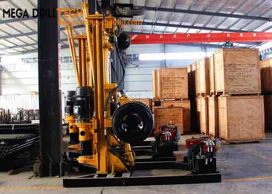 MDT-200D Self Propeled Portable Air DTH Rock Drill 200m for Water Well Drilling
