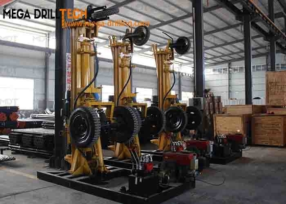 MDT-200D Self Propeled Portable Air DTH Rock Drill 200m for Water Well Drilling