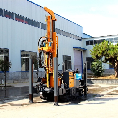 Υδραυλικός έλεγχος Crawler Borewell γεώτρηση Rig για γεώτρηση λασπώδης