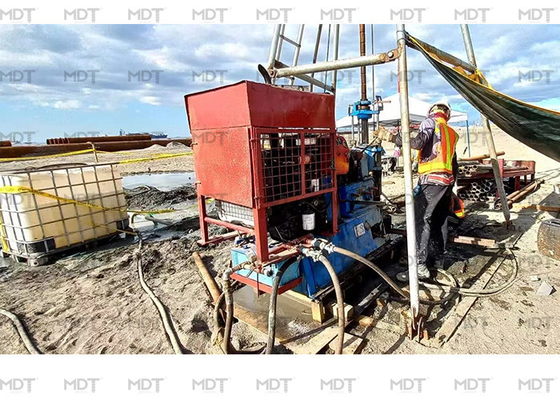 Πιστοποιημένο ISO9001 Spindle Drilling Rig 200m Drilling Deep For Construction