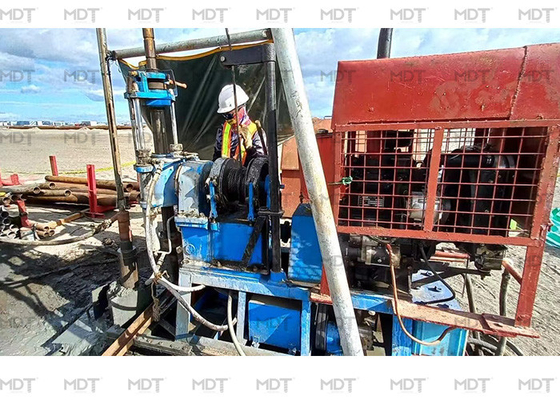 Πιστοποιημένο ISO9001 Spindle Drilling Rig 200m Drilling Deep For Construction