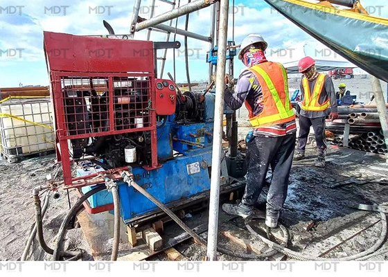 Πιστοποιημένο ISO9001 Spindle Drilling Rig 200m Drilling Deep For Construction