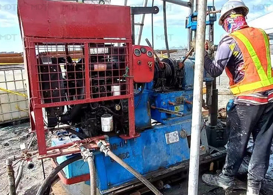 Φορητή μηχανή γεώτρησης φρέατος τύπου YBM βάθους 200 μέτρων για σιδηρόδρομο