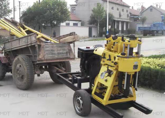 Φορητό Diesel Geological Core Spindle Drilling Rig 200m Deep For Water Well