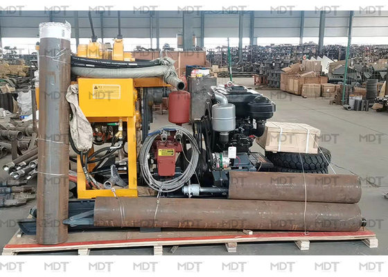 Φορητό Diesel Geological Core Spindle Drilling Rig 200m Deep For Water Well