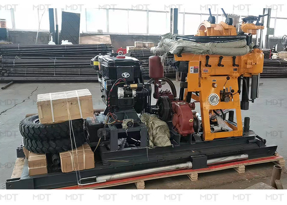 Φορητό Diesel Geological Core Spindle Drilling Rig 200m Deep For Water Well