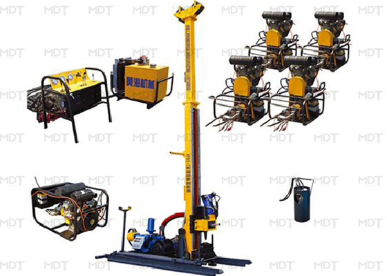 2400rpm πλήρης υδραυλική φορητή υψηλή ταχύτητα εδαφολογικών τρυπώντας μηχανών