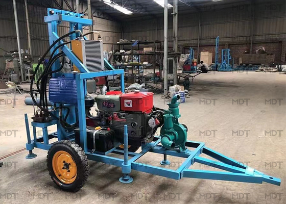 150m Βάθος 4000W Spindle Drilling Rig for Land Sand Drilling