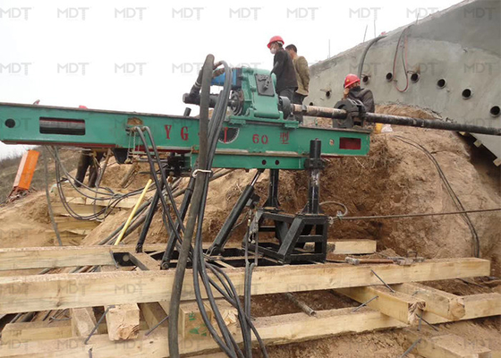 22KW 80m υδραυλική μηχανή τρυπανιών αντιολισθητικών αλυσίδων εγκαταστάσεων γεώτρησης διατρήσεων αγκύρων