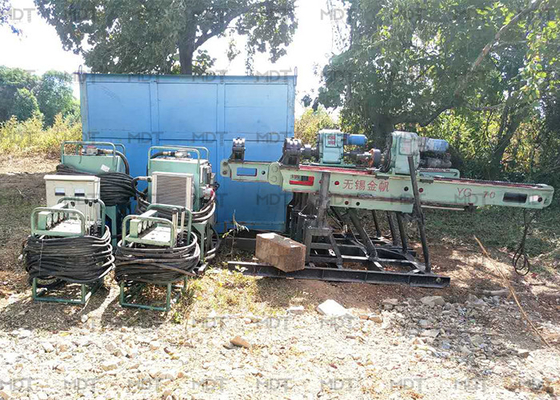 22KW 80m υδραυλική μηχανή τρυπανιών αντιολισθητικών αλυσίδων εγκαταστάσεων γεώτρησης διατρήσεων αγκύρων