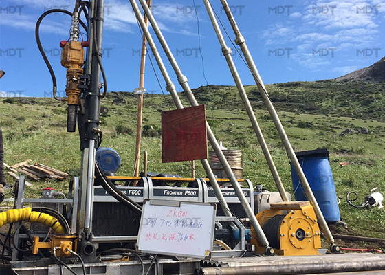 Γεωτρύπανο γεώτρησης πυρήνα 350 μέτρων φορητό για γεωτεχνική έρευνα